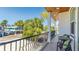 Outdoor balcony with seating and neighborhood views at 4101 4Th Ave, Holmes Beach, FL 34217