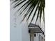 Close up of house number and entrance at 412 S Casey Key Rd, Nokomis, FL 34275