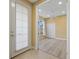 Bright bedroom with neutral walls, a ceiling fan, and light gray flooring at 4331 Turnberry Cir, North Port, FL 34288