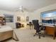 Well-lit bedroom with water view from the desk space at 435 S Gulfstream Ave # 601, Sarasota, FL 34236