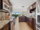 Modern kitchen showcasing stainless steel appliances and an open concept layout at 435 S Gulfstream Ave # 601, Sarasota, FL 34236