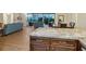 Open floor plan with water views from the kitchen at 435 S Gulfstream Ave # 601, Sarasota, FL 34236