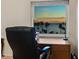Office space with a desk and waterfront view at 435 S Gulfstream Ave # 601, Sarasota, FL 34236