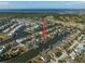 Scenic aerial view of waterfront homes, showcasing the peaceful neighborhood and boating lifestyle at 5715 Sea Trout Pl, Apollo Beach, FL 33572