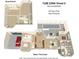 Detailed floor plan showcasing the layout of the first and second levels at 7108 229Th E St, Bradenton, FL 34211