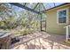 Screened patio boasts a hot tub and views of the lush greenery at 8135 37Th Avenue W Cir, Bradenton, FL 34209