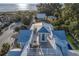 Stunning aerial view of home with rooftop deck and Gulf views at 112 50Th St, Holmes Beach, FL 34217