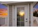 Unique rooftop access with charming door to the exterior with scenic sunset views from the top floor at 112 50Th St, Holmes Beach, FL 34217