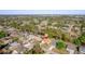 Panoramic aerial view showcasing the serene neighborhood and waterway for waterfront properties at 1224 Inverness St, Port Charlotte, FL 33952