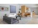 Inviting living area with stylish seating and a seamless transition to an adjacent kitchen and dining space at 1354 Westway Dr, Sarasota, FL 34236
