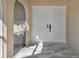 Elegant double front door with patterned design, offering a grand entrance at 2640 Geneva Rd, Venice, FL 34293
