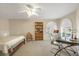 Bright bedroom with lots of light coming through the large windows at 4416 Calle Serena, Sarasota, FL 34238