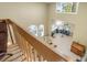 Open floor plan showcasing the downstairs living room from the second floor at 4416 Calle Serena, Sarasota, FL 34238