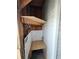 Attached storage closet with shelving at 4923 5Th Street W Ct, Bradenton, FL 34207