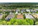 Aerial view of the property showcasing its proximity to the golf course and lush greenery at 5308 88Th E St, Bradenton, FL 34211