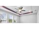Bedroom ceiling with recessed lighting and fan with windows facing outside at 559 Spotted Slipper Pl, Ruskin, FL 33570