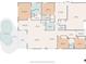 Detailed floor plan showcasing the layout of the home at 559 Spotted Slipper Pl, Ruskin, FL 33570