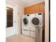 Laundry area equipped with washer and dryer at 5621 Palm Aire Dr, Sarasota, FL 34243