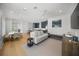 Inviting living room with an open floor plan, modern furnishings, and views of the chef's kitchen at 612 Juan Anasco Dr, Longboat Key, FL 34228
