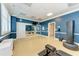 Spacious fitness room with mirrors, ballet barre, and punching bag at 750 N Tamiami Trl # 814, Sarasota, FL 34236