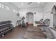 Exercise room offering treadmills, elliptical machines, weights, and other workout equipment at 9847 Hawk Nest Ln, North Port, FL 34287