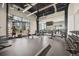 Community fitness center featuring modern equipment and mirrored walls at 10179 Milky Way Cir, Sarasota, FL 34241