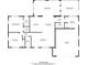 Detailed floor plan showcasing the layout of the house, including room dimensions and features at 108 Peckham Sw St, Port Charlotte, FL 33952