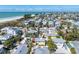 Beach neighborhood featuring colorful homes, mature trees and ocean views at 110 Oak Ave # A, Anna Maria, FL 34216