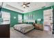 Spacious main bedroom has plenty of natural light and room to relax at 11659 Little River Way, Parrish, FL 34219