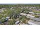 Residential neighborhood featuring well-maintained homes and lush landscaping from an elevated perspective at 2412 Grove St, Sarasota, FL 34239