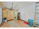 Basement space with utility equipment, a long carpet, and ample storage potential at 3503 67Th W St, Bradenton, FL 34209