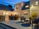 Outdoor living area with a spacious deck featuring a dining table and comfortable seating, perfect for entertaining at 3648 Beneva Oaks Blvd, Sarasota, FL 34238