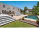 Enjoy a backyard pool with brick surround, lush grass, multiple decks and mature plantings at 3648 Beneva Oaks Blvd, Sarasota, FL 34238
