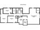 Second floor layout featuring multiple bedrooms, bathrooms, and a walk-in closet at 3648 Beneva Oaks Blvd, Sarasota, FL 34238