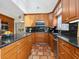 Beautiful kitchen with custom cabinets, stainless steel appliances, and a functional center island at 3648 Beneva Oaks Blvd, Sarasota, FL 34238