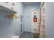 A changing room providing a place to change clothes or store personal items at 5571 Riverbluff Cir # V1, Sarasota, FL 34231