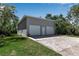 A detached two-car garage offers additional parking, storage and an entrance door at 6510 24Th E Ave, Bradenton, FL 34208