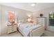 The well-lit bedroom features a white furniture set, neutral decor, and large windows at 6812 19Th W Ave, Bradenton, FL 34209