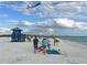 Enjoy a beautiful day at the beach, with crystal white sand and turquoise water near the lifeguard stand at 105 47Th Avenue W Dr # 377, Bradenton, FL 34207