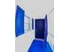 Condo entry with a blue door, blue trim and blue welcome mat at 105 47Th Avenue W Dr # 377, Bradenton, FL 34207