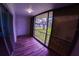 Screened lanai patio with wood floors overlooking the yard at 105 47Th Avenue W Dr # 377, Bradenton, FL 34207