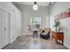 A bright office space offers a workspace with natural light and modern decor at 1135 Florida Ave, Sarasota, FL 34236