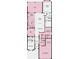 Detailed floor plan showcasing the layout of the home, including the bedrooms, kitchen, and living areas at 14953 Contenta Loop, Bradenton, FL 34211