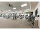 Well-equipped fitness center with modern exercise machines and plenty of natural light at 24068 Canterwood Way, Venice, FL 34293