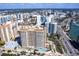 An elevated view of the condominium showcasing its prime location near downtown at 35 Watergate Dr # 1103, Sarasota, FL 34236