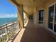 Expansive balcony offering stunning ocean views and ample space for outdoor seating at 35 Watergate Dr # 1103, Sarasota, FL 34236