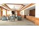 Elegant lobby featuring coffered ceilings, chandelier, and ample seating at 35 Watergate Dr # 1103, Sarasota, FL 34236