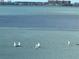 A gorgeous water view with sailboats visible from the property at 35 Watergate Dr # 1103, Sarasota, FL 34236