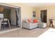 Enclosed lanai with access to indoor and outdoor spaces, plus comfortable seating at 7431 Dickens Dr, Sarasota, FL 34231