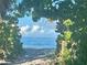 Scenic beach access framed by lush greenery, offering a glimpse of the ocean at 8219 Drew St, Englewood, FL 34224
